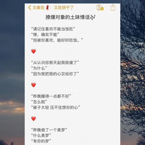 2023最撩人的土味情话大赏（爱你在我心口难开，只好用最土的话表达爱意！）-第2张图片-恋语空间