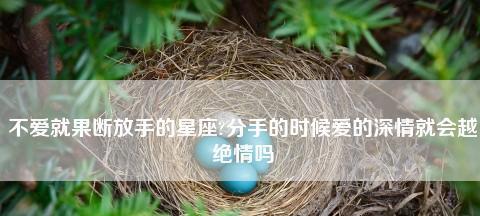 分手绝情排行榜，这三大星座最会伤人心（慎重选择爱情伴侣，关键在于了解星座特性）-第3张图片-恋语空间